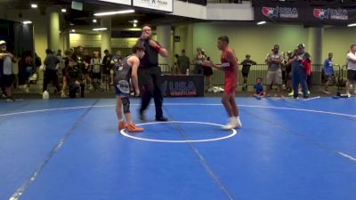 115 lbs Quarters - Santino Martinez, Izzy Style Wrestling vs Barry Ritter Jr., Hurricane Wrestling Academy