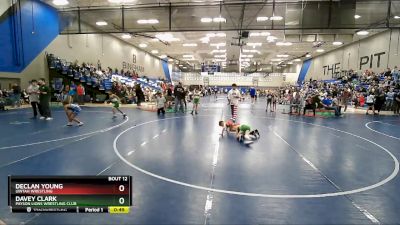 62-64 lbs Round 2 - Davey Clark, Payson Lions Wrestling Club vs Declan Young, Uintah Wrestling