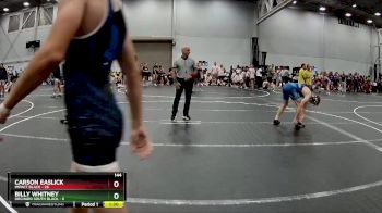 144 lbs Round 6 (8 Team) - Carson Easlick, Impact Black vs Billy Whitney, Orchard South Black