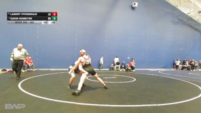 190 lbs Cons. Round 2 - Landry Fitzgerald, Liberal vs Gavin Homeyer, Washburn Rural