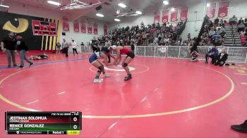 135 lbs Semifinal - Jestinah Solomua, Corona Senior vs Renice Gonzalez, Colony