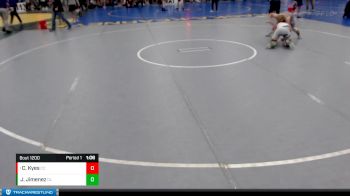 149-156 lbs Champ. Round 1 - Corbin Kyes, Central City vs Joel Jimenez, O`neill Leprechauns