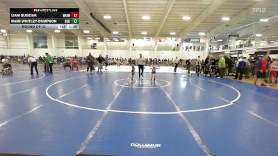 52 lbs Round Of 32 - Liam Budziak, Warwick PAL vs Naim Whitley-Dumpson, Grizzlies Wrestling Academy