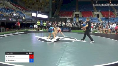 117 lbs Rnd Of 64 - Ella France, Indiana vs Nora Bockes, Iowa