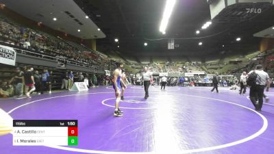 115 lbs Quarterfinal - Anthony Castillo, Central vs Ian Morales, Exeter Union