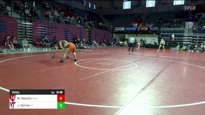 165 lbs Quarterfinal - Michael Bobola, Harvard vs Jackson Spires, Virginia Tech