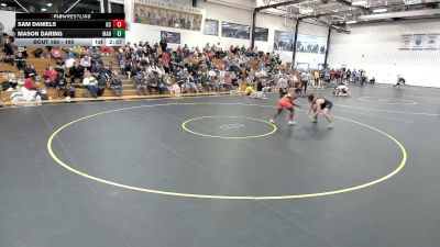 165 lbs Cons. Round 1 - Sam Daniels, Georgetown (KY) vs Mason Daring, Manchester