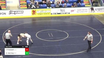 110 lbs Quarterfinal - Preston Bubash, Elizabeth Forward vs Eli Herring, Bishop McCort