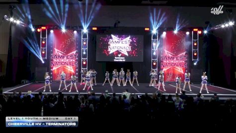 CheerVille HV - Terminators [2026 L1 Youth - Medium DAY 1] 2026 JAMfest Cheer Super Nationals