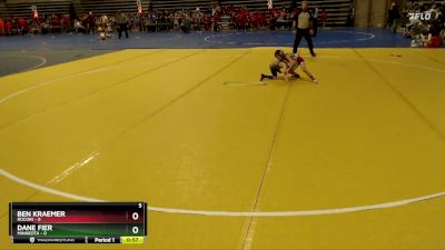 45 lbs Semis (4 Team) - Dane Fier, Minneota vs Ben Kraemer, Rocori