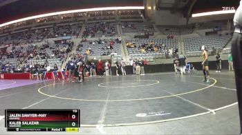 113 lbs Semifinal - Jalen Sawyer-May, Kokomo vs Kaleb Salazar, Wawasee