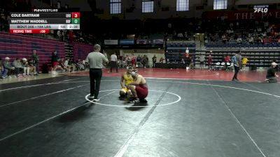 184 lbs Consi Of 8 #1 - Cole Bartram, Lock Haven vs Matthew Waddell, Hofstra