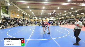 195 lbs Round Of 16 - Nathan Leach, Bridgewater-Raynham vs Dillon Worster, Oxford Hills