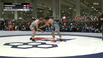 61 lbs Champ. Round 3 - Ethan Oakley, Tar Heel Wrestling Club vs Daton Fix, Cowboy RTC/ Titan Mercury Wrestling Club (TMWC)