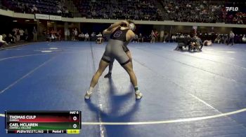 184 lbs Champ. Round 1 - Cael Mclaren, Cornell College vs Thomas Culp, Eureka
