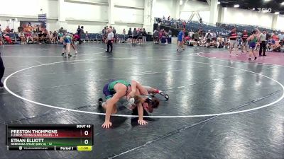 144 lbs Round 6 (16 Team) - Ethan Elliott, Nebraska Smash (Dev A) vs Preston Thompkins, Florida Young Gunslingers