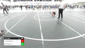 130 lbs Quarterfinal - Logan Cervantes, Scotsmen WC vs Marcu Gumina, Legends Of Gold LV