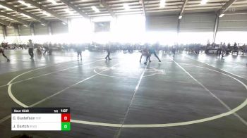 144 lbs Rr Rnd 3 - Caleb Gustafson, Top Rank vs Jermain Dortch, Ready RP Nationals Wrestling Team