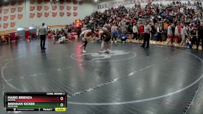 150 lbs Cons. Round 2 - Brennan Kicker, Highland vs Mario Brienza, Revere