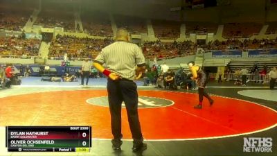 D2-165 lbs Semifinal - Dylan Hayhurst, Barry Goldwater vs Oliver Ochsenfeld, Canyon Del Oro