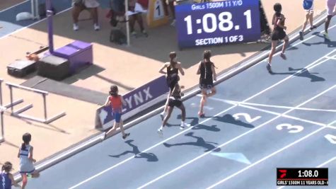 Youth Girls' 1500m, Semi-Finals 1 - Age 11