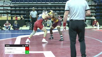 157 lbs Final - Jude Swisher, Univ Of Pennsylvania vs Johnny Lovett, Central Michigan