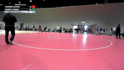 105 lbs Champ. Round 2 - Dakota Harris, OK vs Grace Halbert, OK