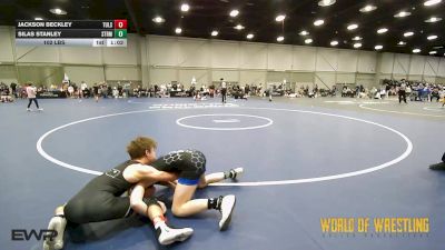 102 lbs Quarterfinal - Jackson Beckley, Tulsa Elite 12U 1 vs Silas Stanley, Storm 12U