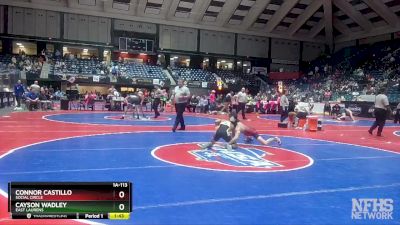 1A-113 lbs Quarterfinal - Cayson Wadley, East Laurens vs Connor Castillo, Social Circle