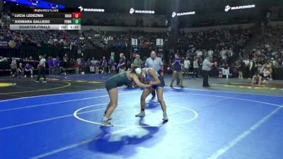 140 lbs Quarterfinal - Lucia Ledezma, Granite Hills (SD) vs Xiomara Gallego, Poway (SD)