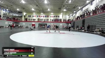 174 lbs Champ. Round 2 - Logan Berger, Chadron State vs Wyatt Reisz, Colorado School Of Mines