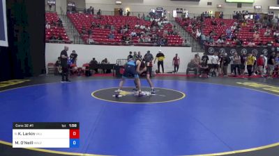 55 kg Cons 32 #1 - Konner Larkin, Valiant Wrestling Club vs Matthew O'Neill, Malvern Wrestling Club