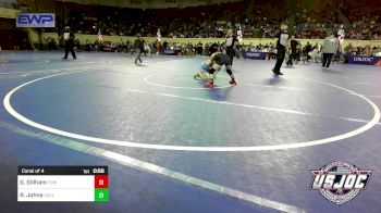 64 lbs Consi Of 4 - Grayson Gillham, TEAM CONQUER vs Ryzen Johns, Collinsville Cardinal Youth Wrestling