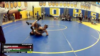 126 Blue 1st Place Match - Nathaniel Williams, South Dade vs Brandon Higgins, Camden