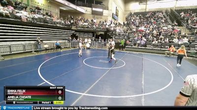 4A 105 lbs Champ. Round 1 - Amelia Choate, Mountain Crest vs Emma Felix, Mountain View