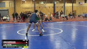 165 lbs Cons. Round 2 - Luke Bayne, Big Bend Community College vs John Rudebaugh, Eastern Oregon University