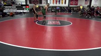138 lbs Semifinal - Caleb Lightfoot, Dubuque Hempstead vs Braxton Wade, Muscatine