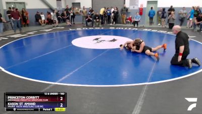 160 lbs X Bracket - Princeton Corbitt, Anchorage Freestyle Wrestling Club vs Kason St. Amand, Valdez Youth Wrestling Club Inc.