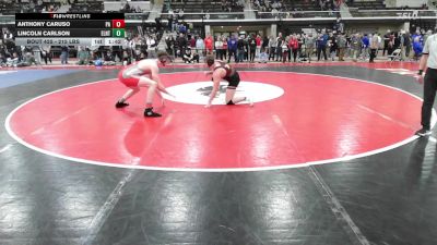 215 lbs Quarterfinal - Anthony Caruso, Pinkerton Academy vs Lincoln Carlson, East Lyme/Norwich Tech