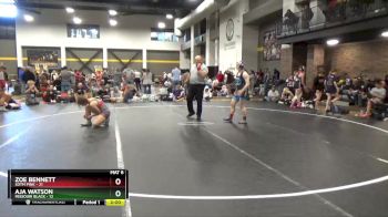 136 lbs Round 4 (6 Team) - Zoe Bennett, SOTM Pink vs Aja Watson, Missouri Black