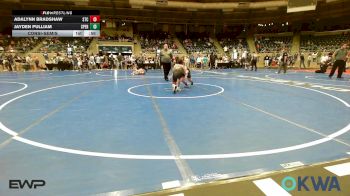 82-88 lbs Consolation - Adalynn Bradshaw, Sallisaw Takedown Club vs Jayden Pulliam, Sperry Wrestling Club