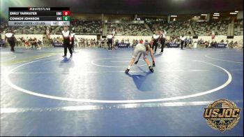 73 lbs Rr Rnd 3 - Emily Tarwater, Eufaula Ironheads Wrestling Club vs Connor Johnson, Keystone Wrestling Club