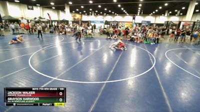 108 lbs Cons. Round 3 - Jackson Walker, Aniciete Training Club vs Grayson Harwood, All In Wrestling Academy