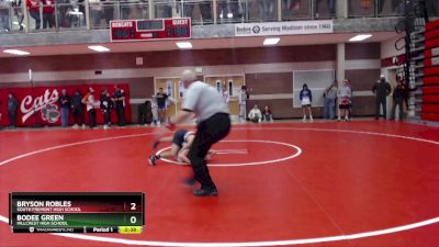 113 lbs Cons. Round 2 - Bryson Robles, South Fremont High School vs Bodee Green, Hillcrest High School