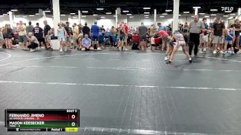 92 lbs Round 2 (6 Team) - Fernando Jimeno, U2 Upstate Uprising vs Mason Keesecker, TDWC