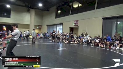 140 lbs Placement (16 Team) - Patrick York, TNAAU vs Gabe Snyder, Ironclad Koncrete Kids