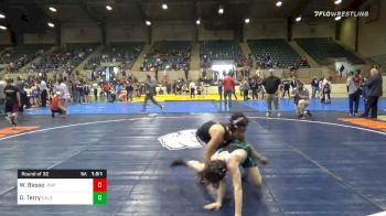 120 lbs Prelims - William Basso, Unattached vs Derrell Terry, North Hall Jr Trojans