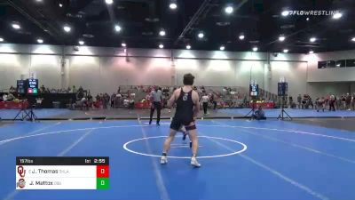 157 lbs Prelims - Justin Thomas, Oklahoma vs Jaden Mattox, Ohio State