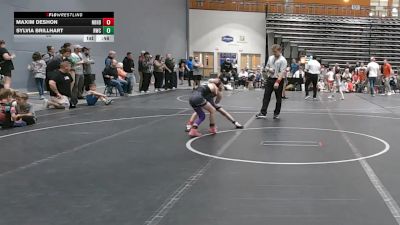 68 lbs Round 4 (6 Team) - Maxim DeShon, Neighborhood Wrestling vs Sylvia Brillhart, Reaper WC