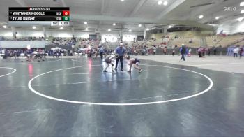 100 lbs Champ. Round 1 - Tyler Knight, Team Clarksville TCWC vs Whittaker Noggle, Nashville Catholic Wrestling
